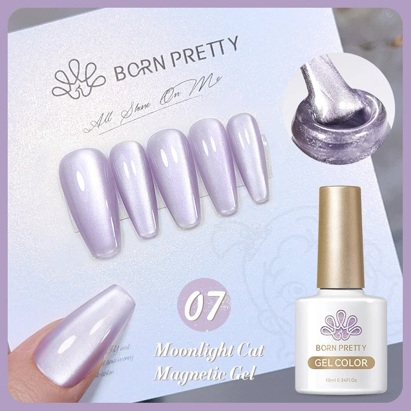 Moonlight Cat Magnetic Gel: Celestial Glamour at Your Fingertips