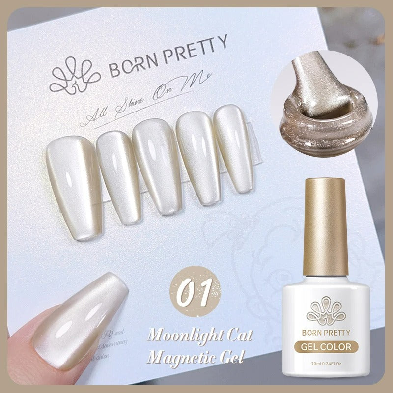 Moonlight Cat Magnetic Gel: Celestial Glamour at Your Fingertips