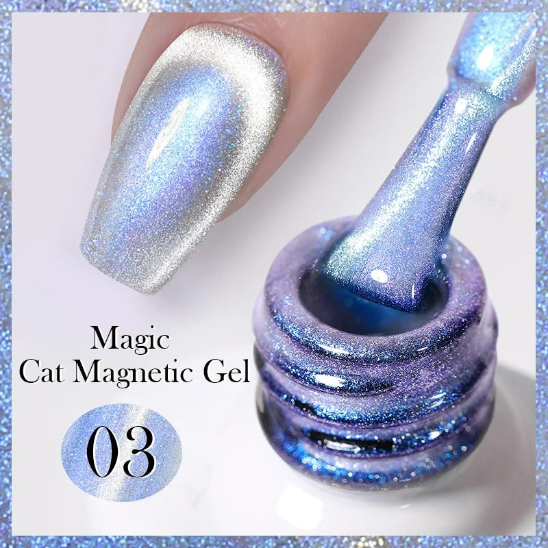 Moonlight Cat Magnetic Gel: Celestial Glamour at Your Fingertips