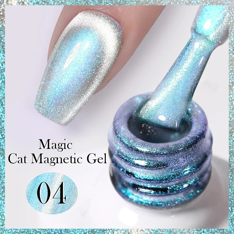 Moonlight Cat Magnetic Gel: Celestial Glamour at Your Fingertips