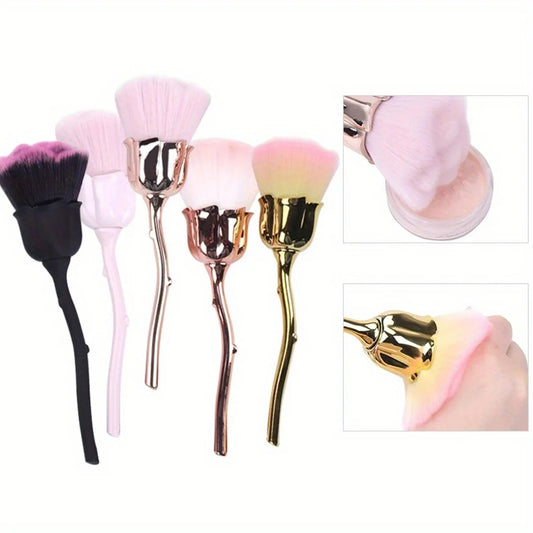 Blooming Beauty: Rose Flower Nail Brush for Flawless Manicures