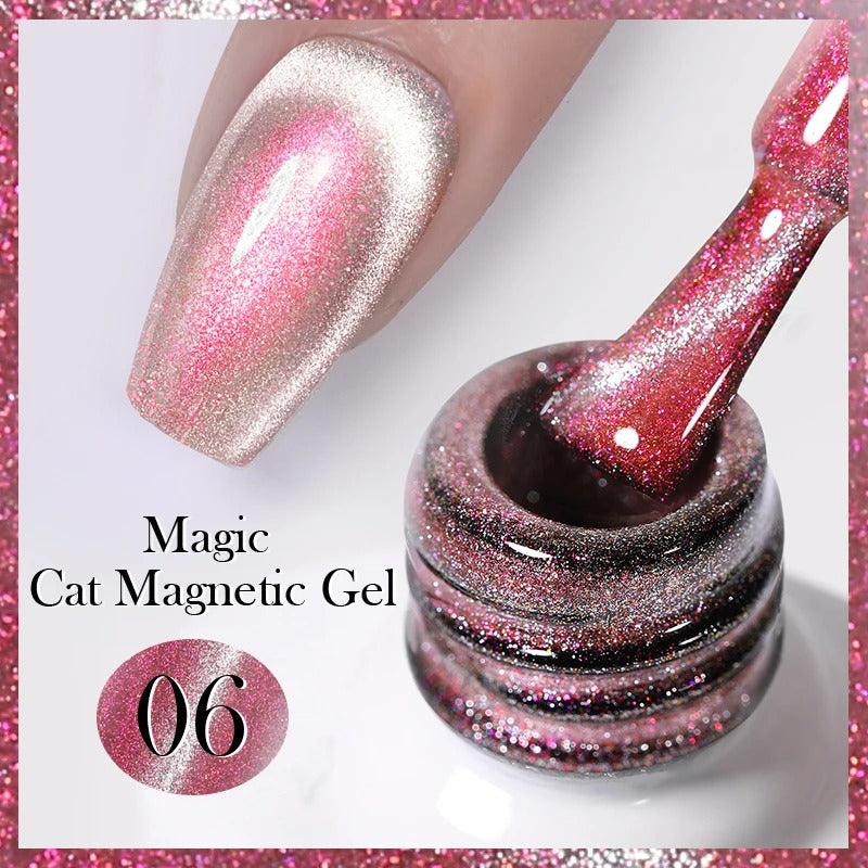 Moonlight Cat Magnetic Gel: Celestial Glamour at Your Fingertips