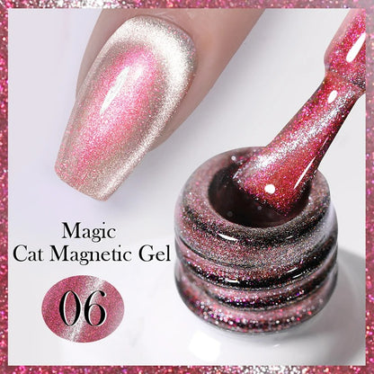 Moonlight Cat Magnetic Gel: Celestial Glamour at Your Fingertips