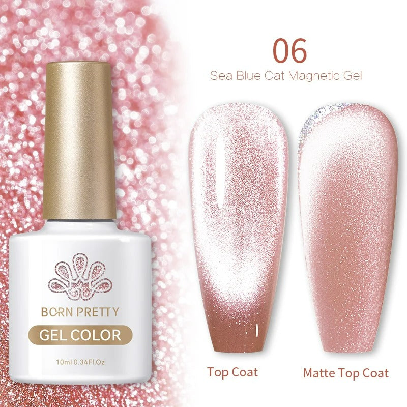 Moonlight Cat Magnetic Gel: Celestial Glamour at Your Fingertips