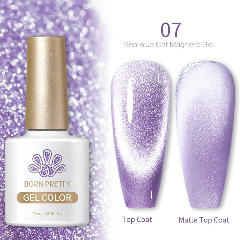 Moonlight Cat Magnetic Gel: Celestial Glamour at Your Fingertips