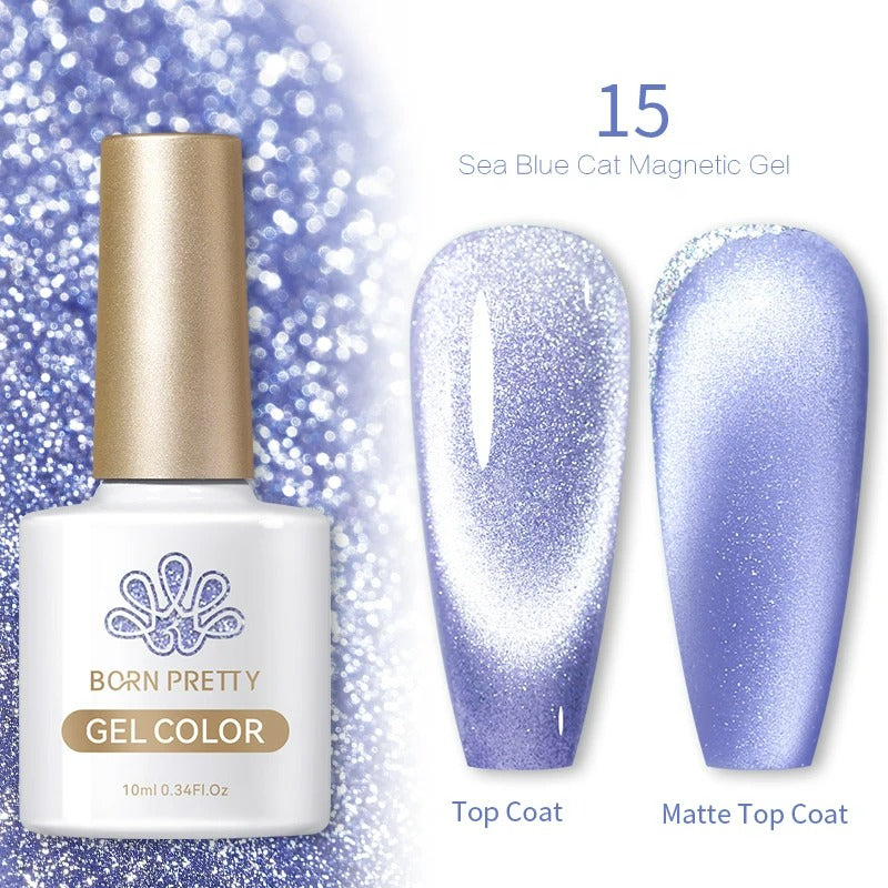 Moonlight Cat Magnetic Gel: Celestial Glamour at Your Fingertips