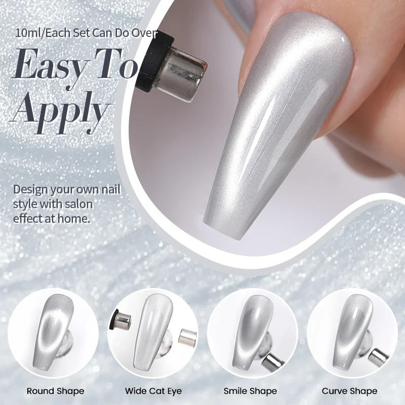 Moonlight Cat Magnetic Gel: Celestial Glamour at Your Fingertips